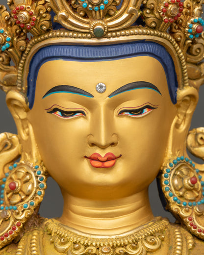 Bodhisattva Avalokiteshvara Statue | Nepalese Artisan-Crafted Figurine