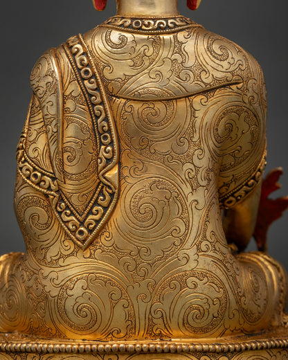 Bhaisajyaguru Statue | Handcrafted Buddhist Healing Sculpture from Nepal