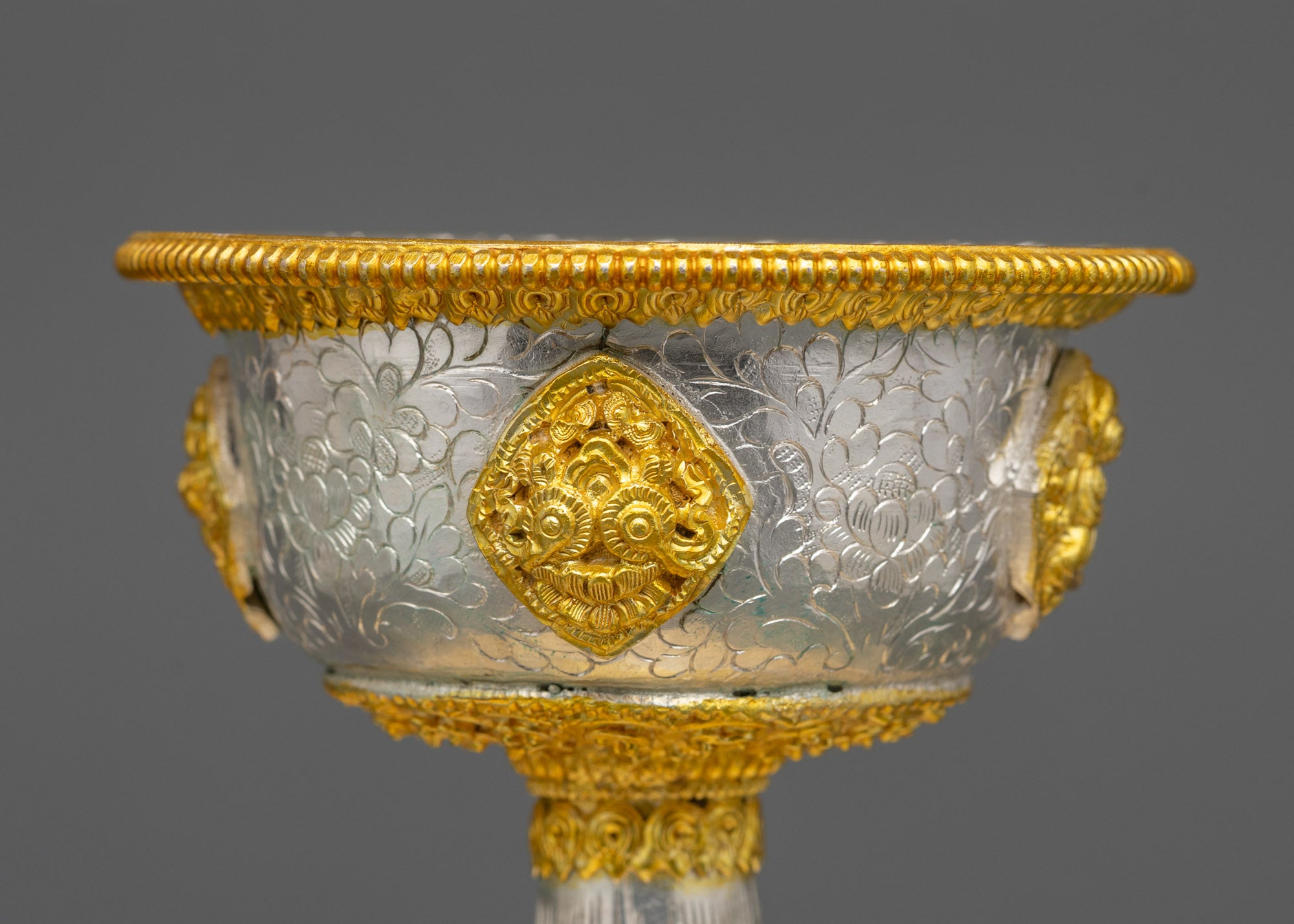 Serkyem Offering | Authentic Tibetan Altar Offering Vessel