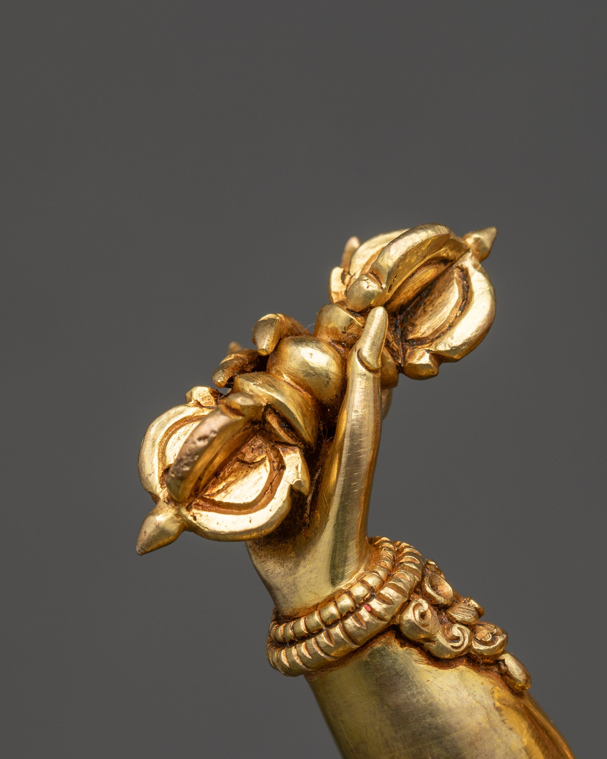Stunning Vajrapani Figurine | Sacred Nepalese Buddhist Sculpture