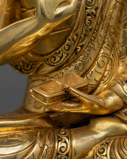 Tibetan Monk Santaraksita Sculpture | Buddhist Teacher of Dharma