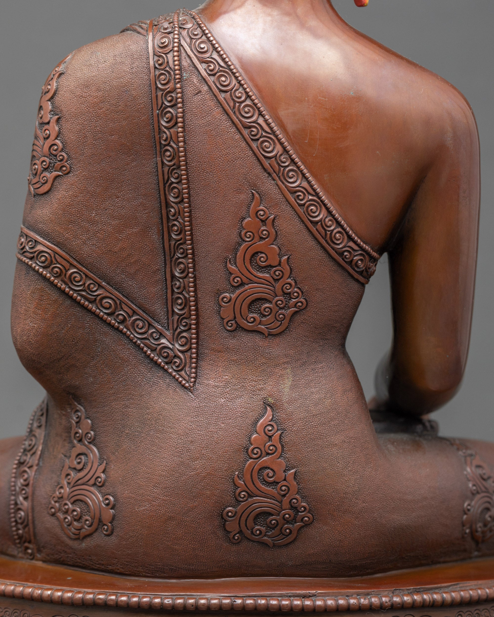 Oxidized Shakyamuni Buddha Meditation Statue from Nepal