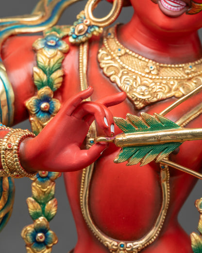 Tantric Kurukulle Statue | Magnetizing Rigje Lhamo Figurine from Nepal