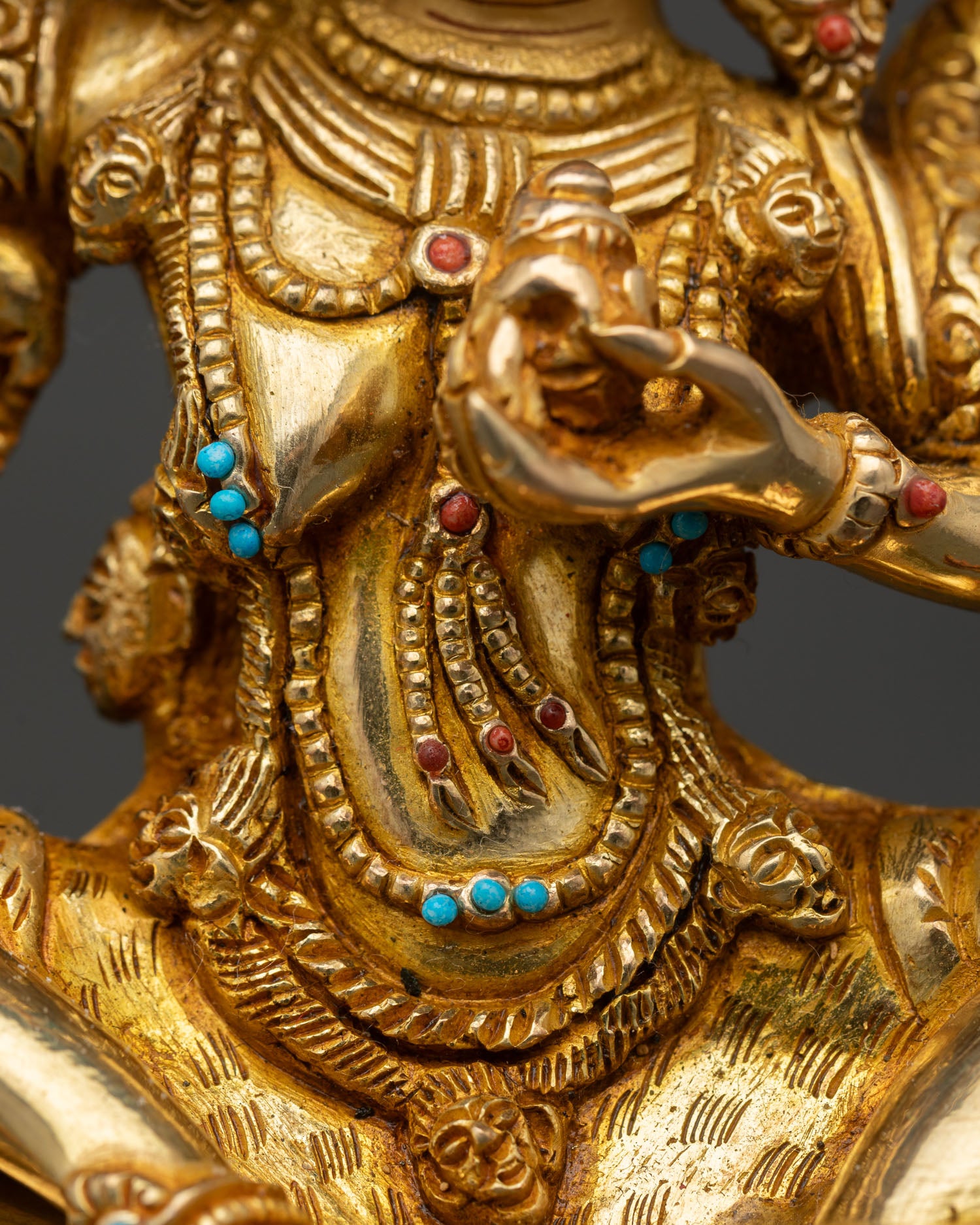 Handmade Palden Lhamo Copper Statue from Nepal
