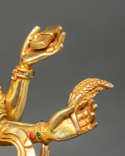 Vasudhara Statue - Buddhist Goddess of Prosperity  and Abundance