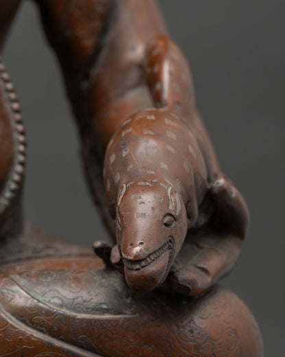 Oxidized Dzambhala Statue for Sale – Invoke Wealth & Prosperity