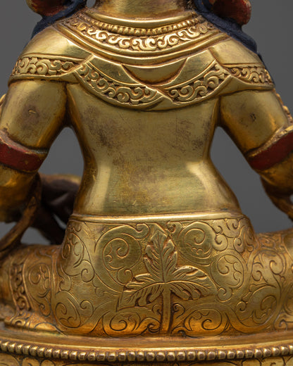 Traditional Dzambhala Statue | Jambhala Buddhist Idol to Attract Wealth