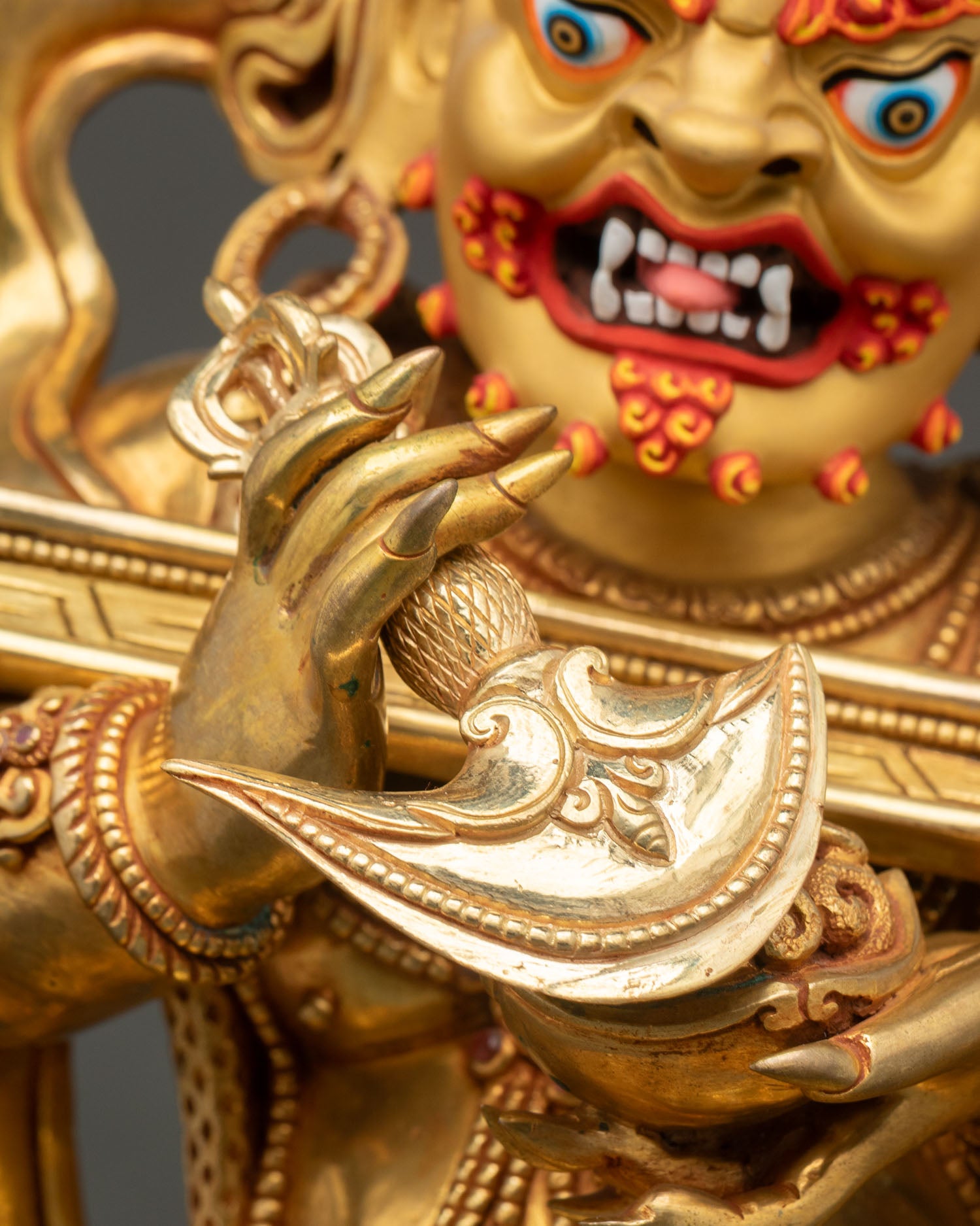 Shakya Mahakala Statue for Shrine | Sacred Dharma Protector