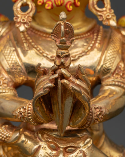 Vajrakilaya Statue | Buddhist Wrathful Deity of Protection
