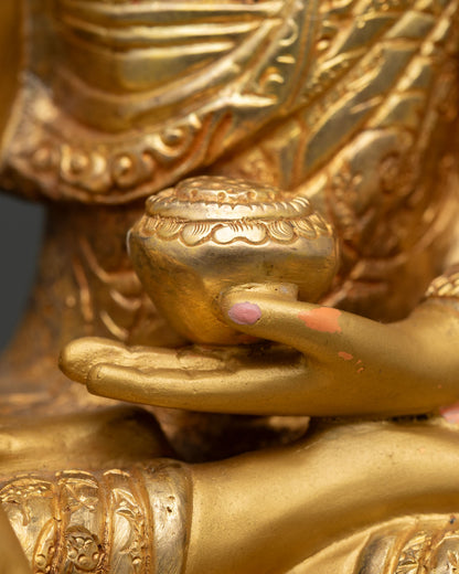 Shakyamuni Buddha – Traditional Nepalese Sacred Sculpture