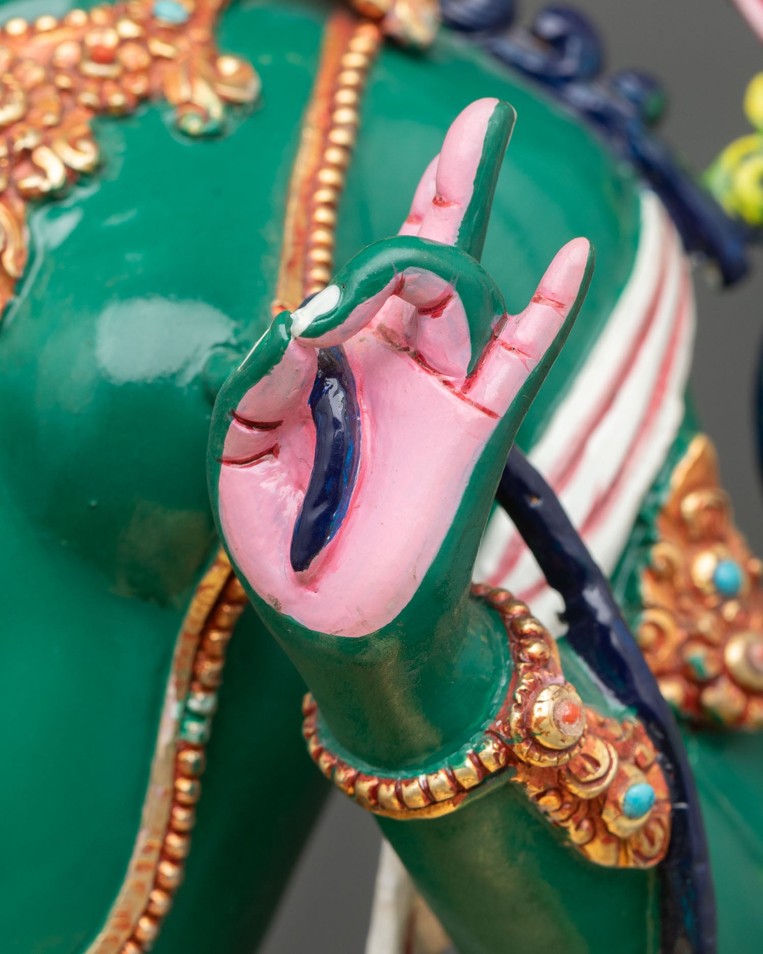 Green Tara | Compassionate Deity Sculpture for Spiritual Practice