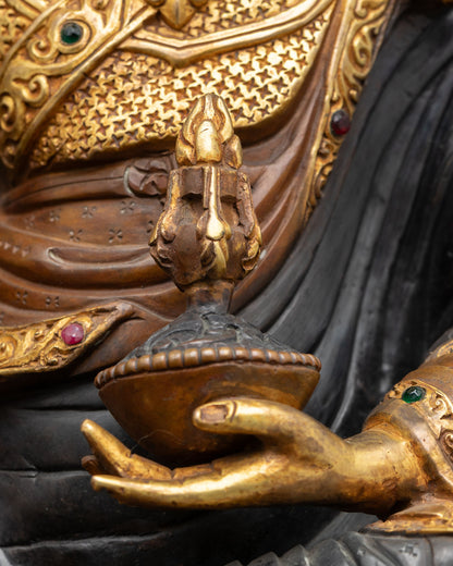 Guru Rinpoche Statue for Altar Decor | Handmade in Nepal
