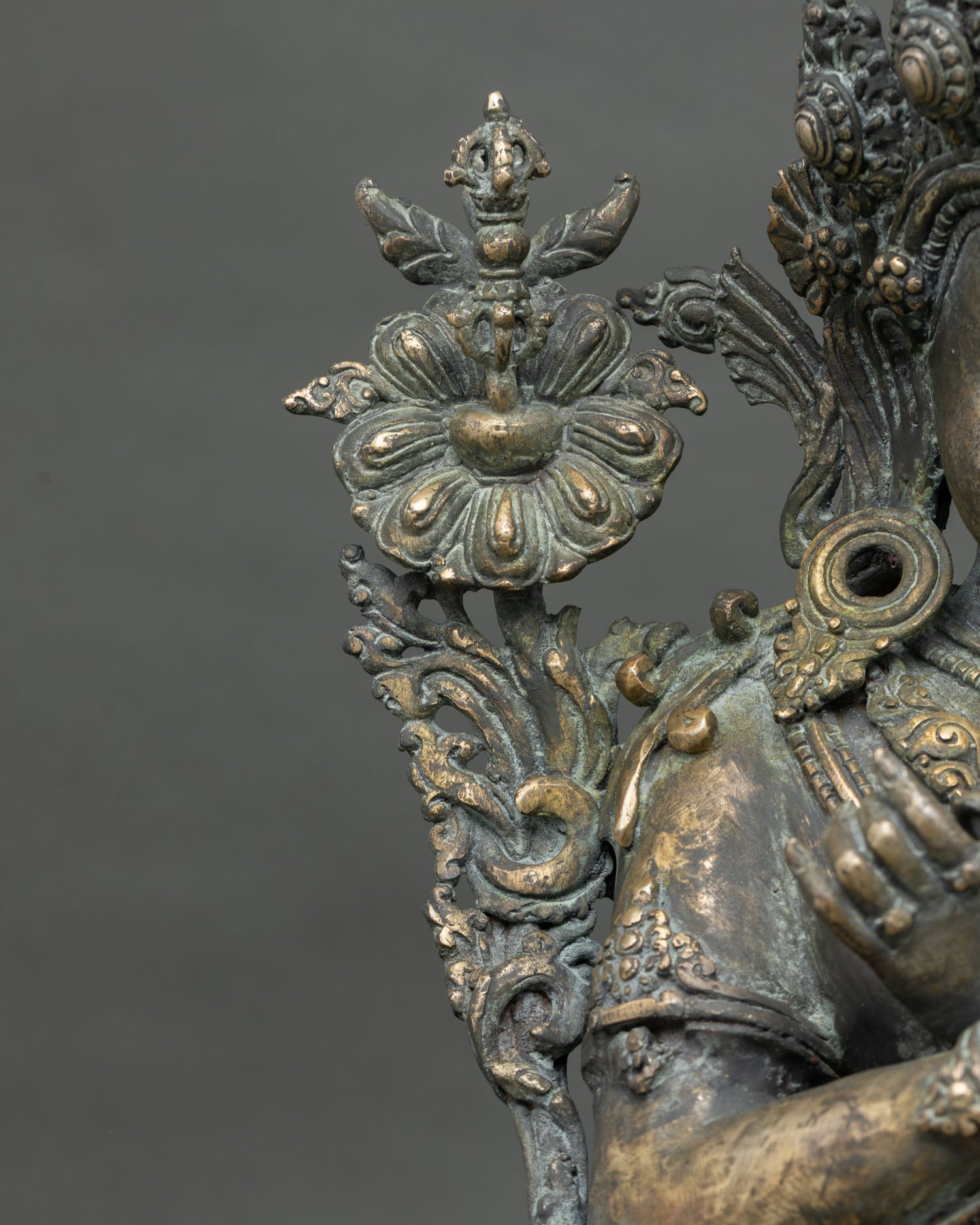 Antique Finished Vajradhara Statue | Handmade Bronze Sculpture