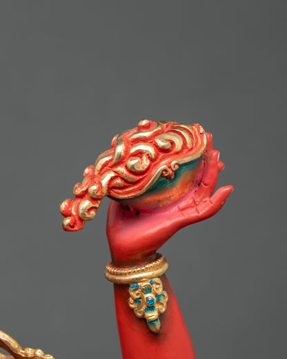 Dorje Naljorma Statue | Vibrant Tantric Buddhist Goddess Sculpture