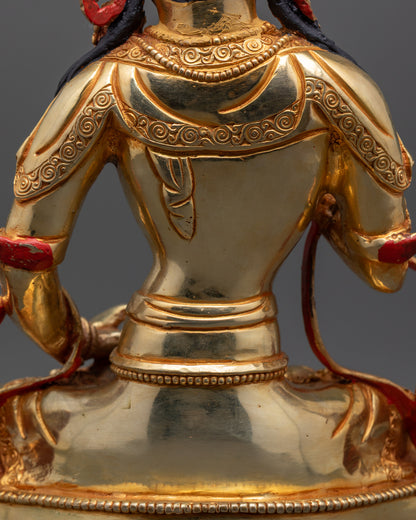 Golden Vajrasattva Statue | Sculpture for Meditation & Spiritual Practice