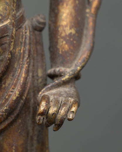Padmapani Lokeshvara Statue - Traditional Buddhist Art