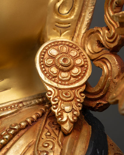 Wisdom Deity Manjushri Statue | Sacred Altar & Meditation Decor