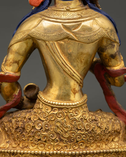 Vajrasattva Statue | Handmade Tibetan Buddhist Art from Nepal