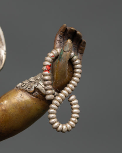 Ganesh Statue | Oxidized Copper Sculpture from Nepal