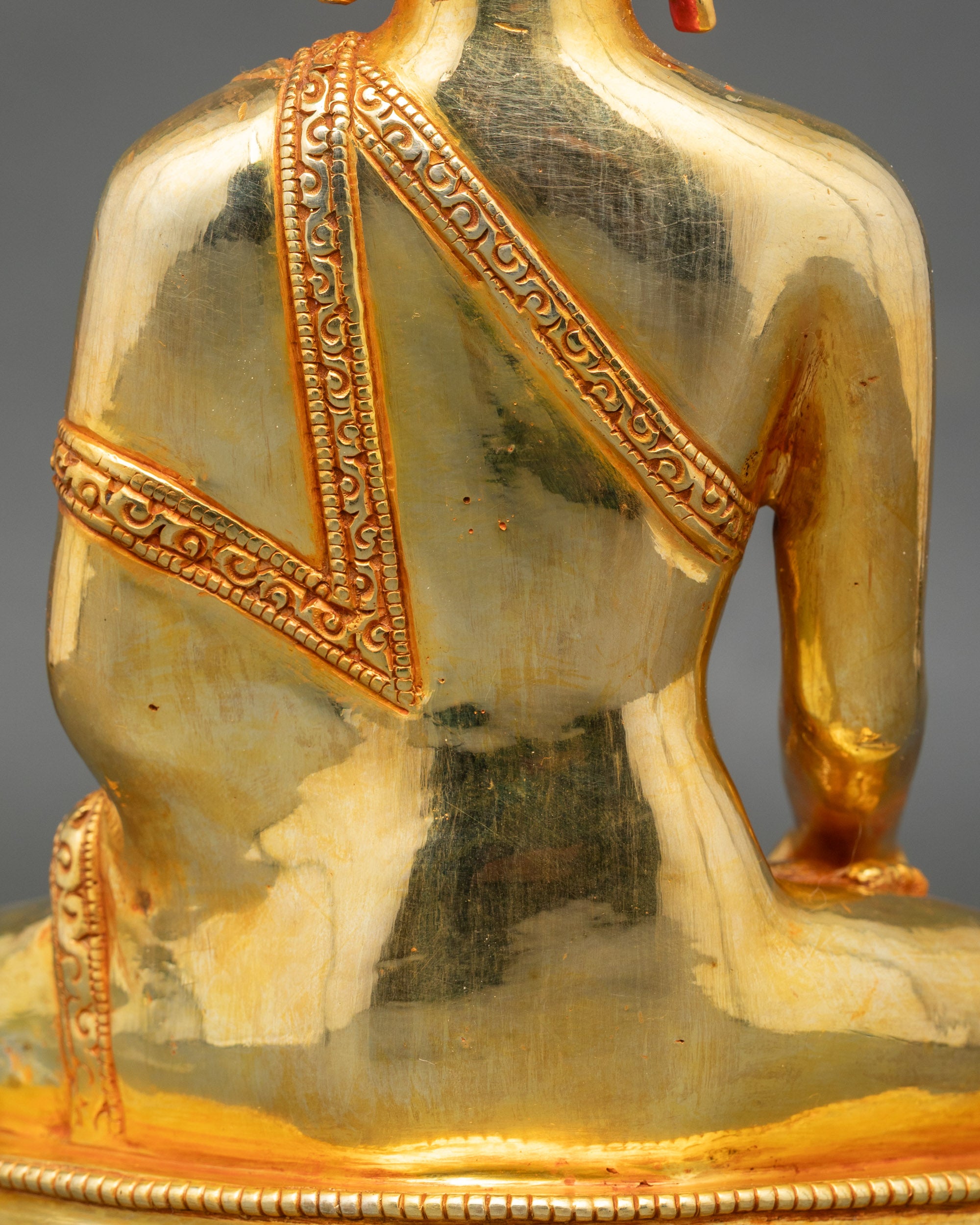 Shakyamuni Buddha Statue | Handcrafted 24K Gold-Gilded Nepalese Artwork