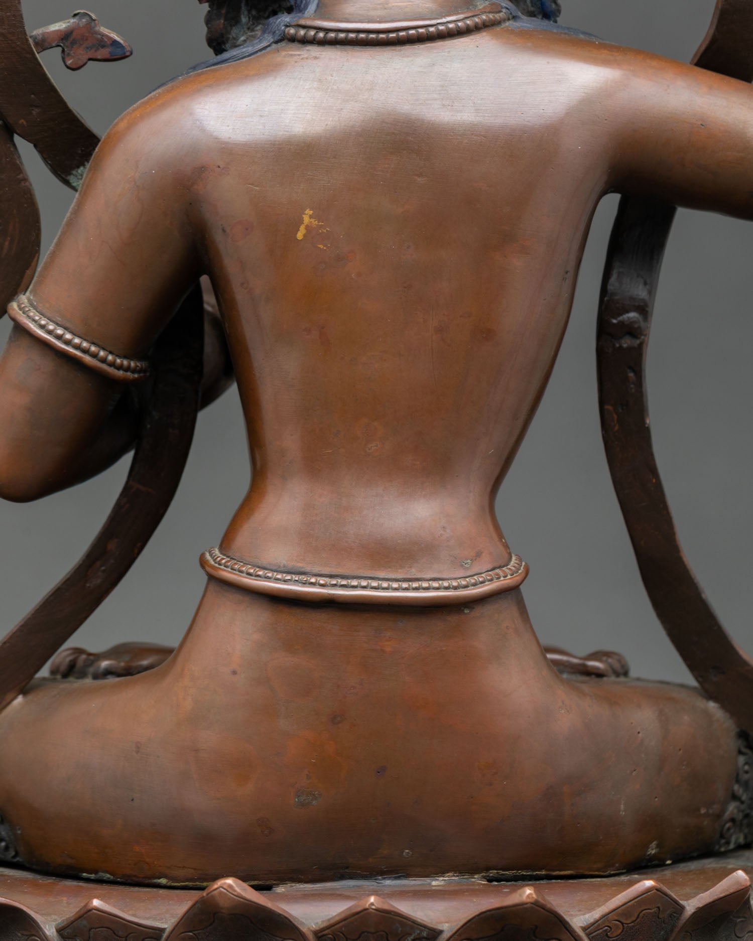 Oxidized Manjushri Statue – Nepali Handmade Sculpture