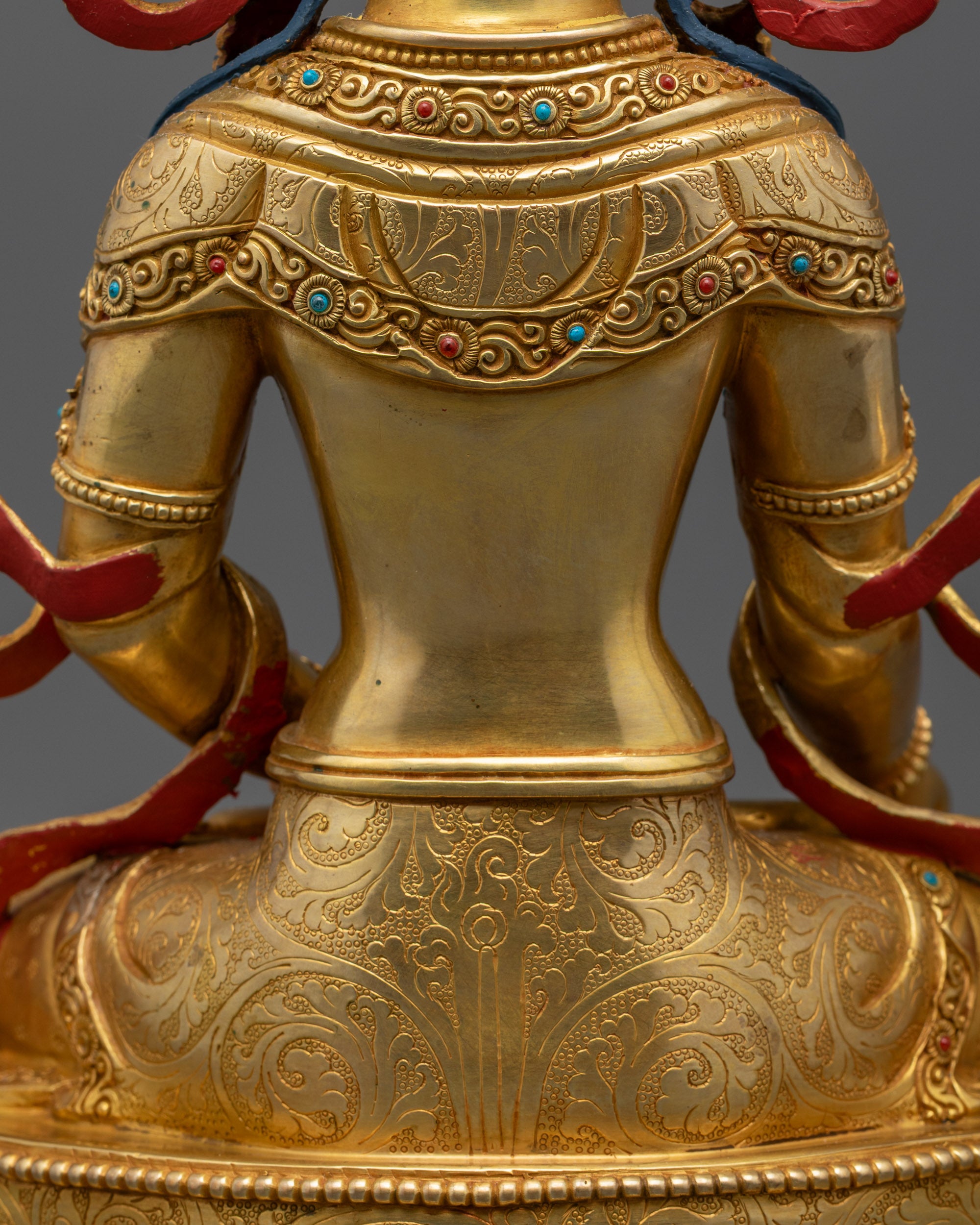 Bodhisattva Jizo Ksitigarbha Statue | Traditional Nepalese Handicraft