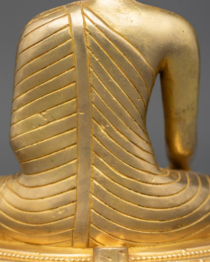 Shakyamuni Buddha Statue for Meditation | Traditional Tibetan Artwork