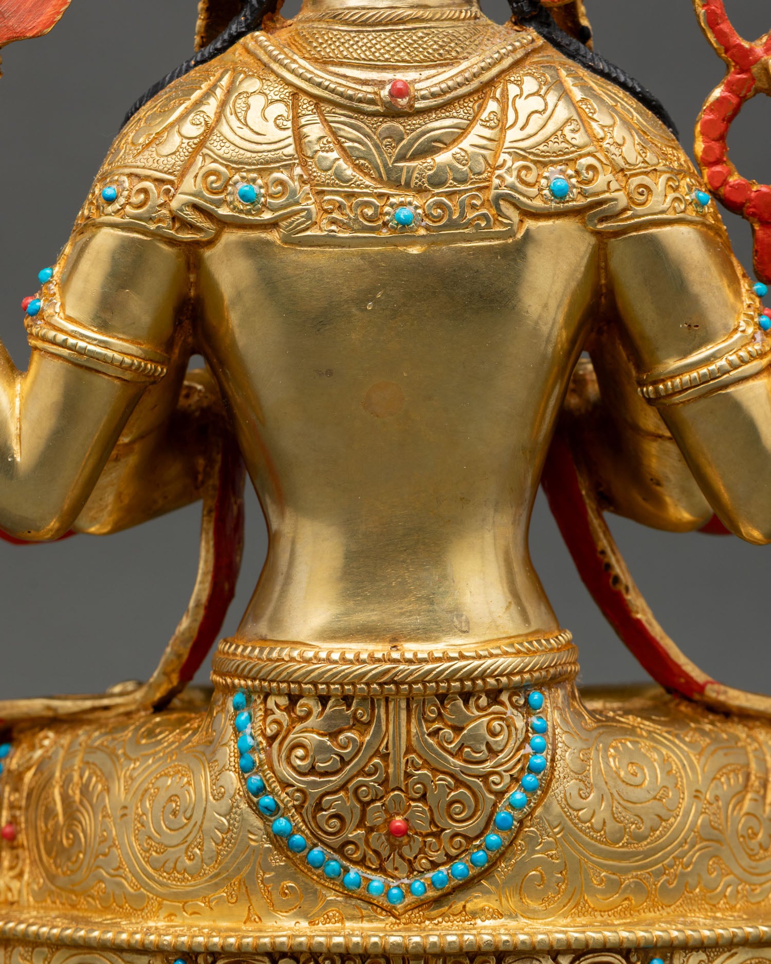 Handcrafted Chenrezig Statue | Nepalese Meditation Art