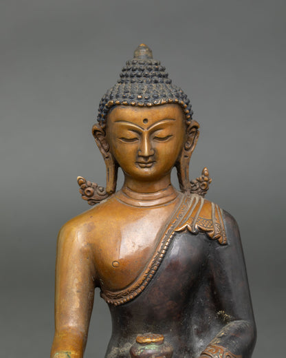Five Dhyani Buddhas Statue | Himalayan Vajrayana Spiritual Altar Set
