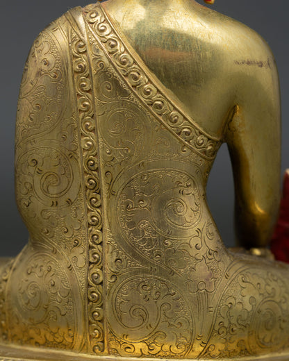 Bhaisajyaguru Buddha Statue | Copper Buddhist Artwork