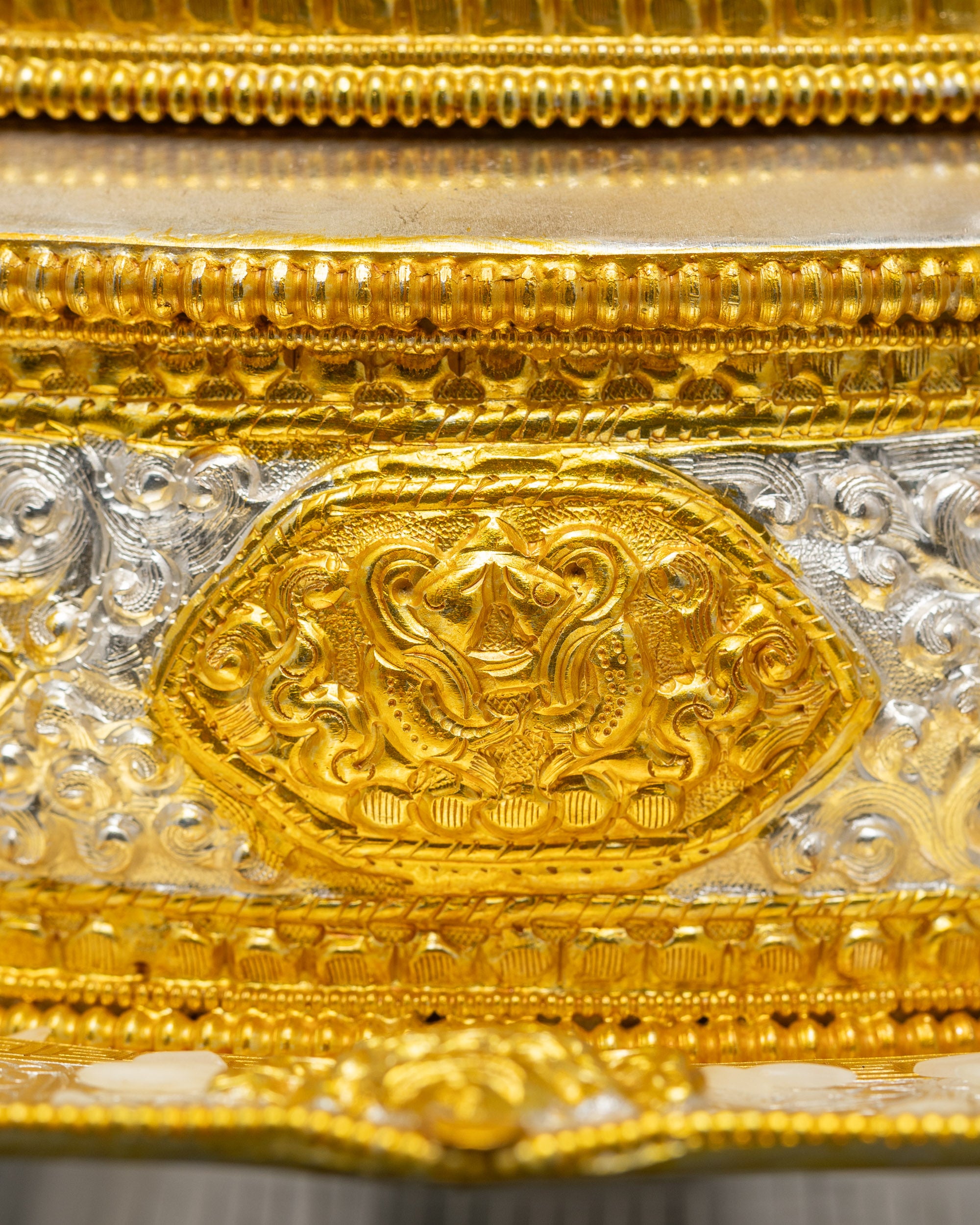 8-Inch Buddhist Mandala Offering Set | Ritual Mandala for Altars