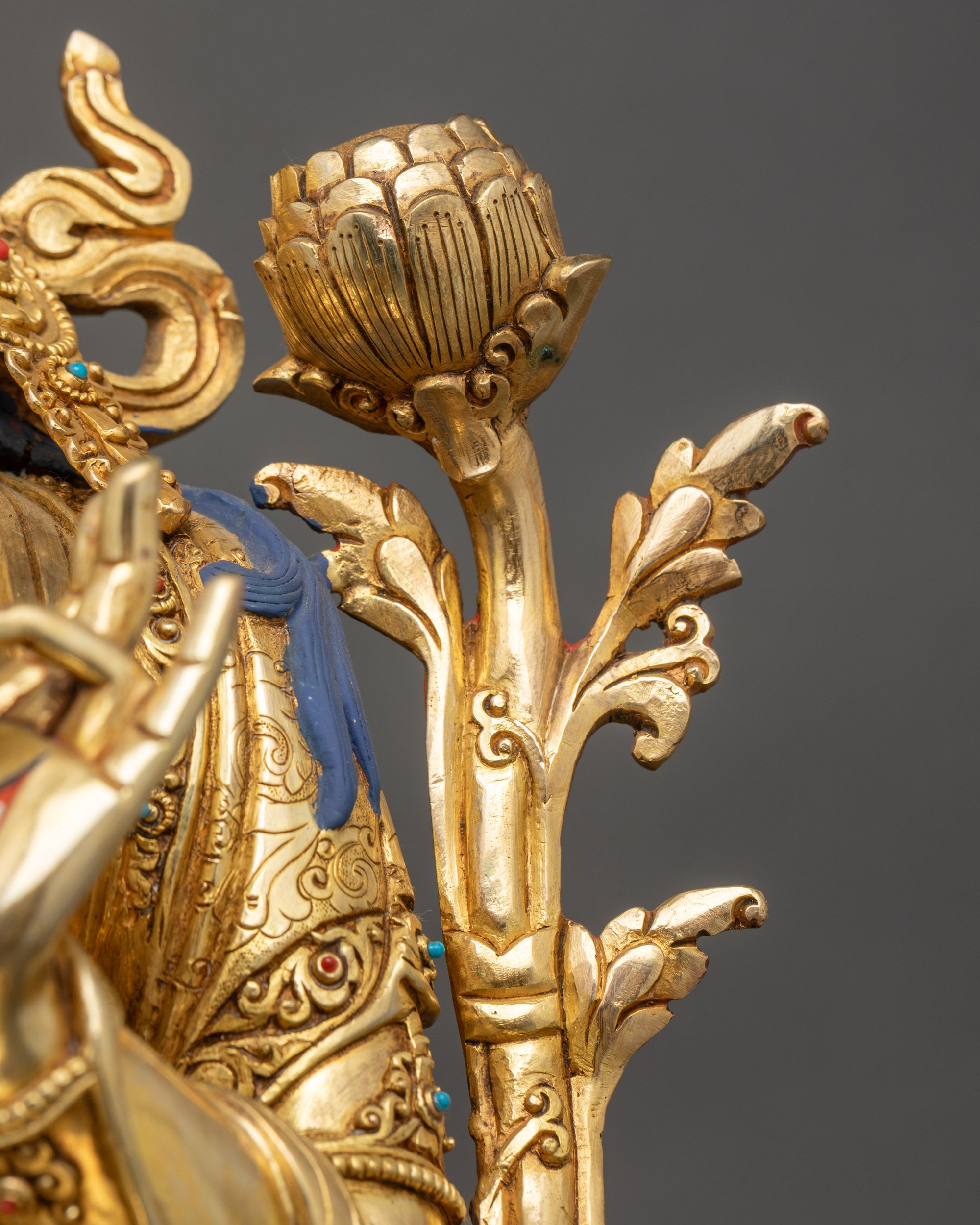 Lotus-Born White Tara Statue- Goddess of Peace and Long-Life