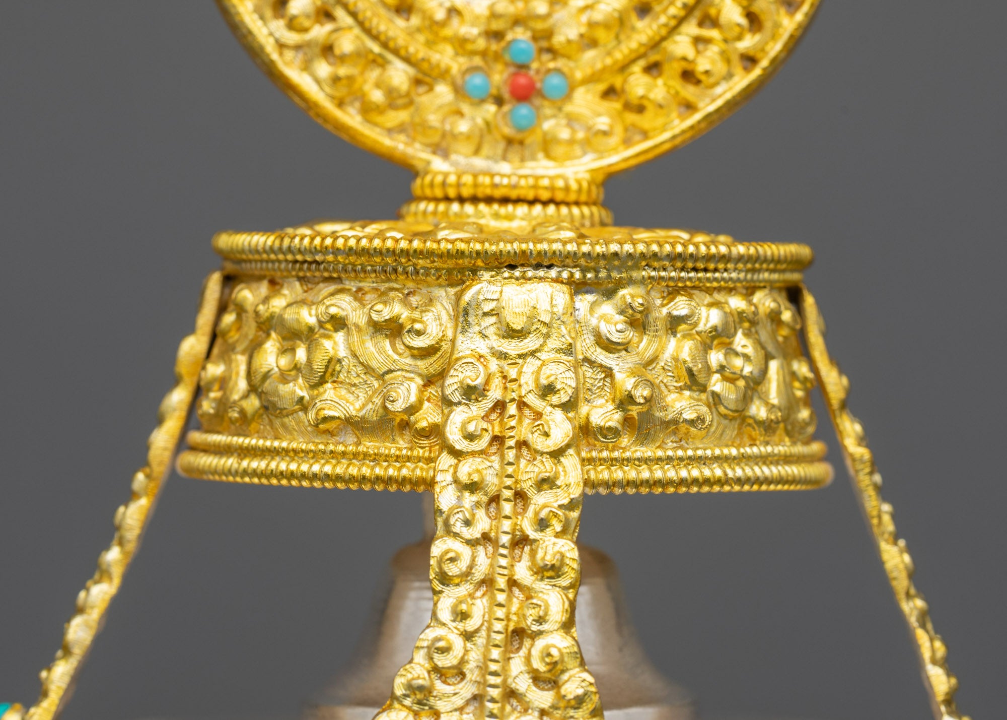 Tibetan Kalasha for Altar | Handcrafted Himalayan Ritual Nectar Vase