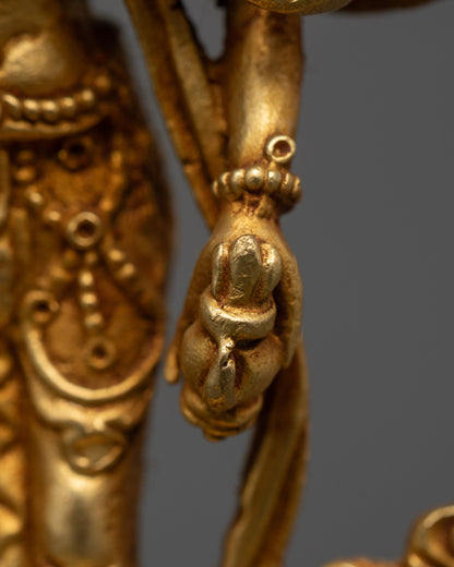 Exquisitely Machine-Crafted 1000-Arm Chenrezig Statue | Home Altar Art