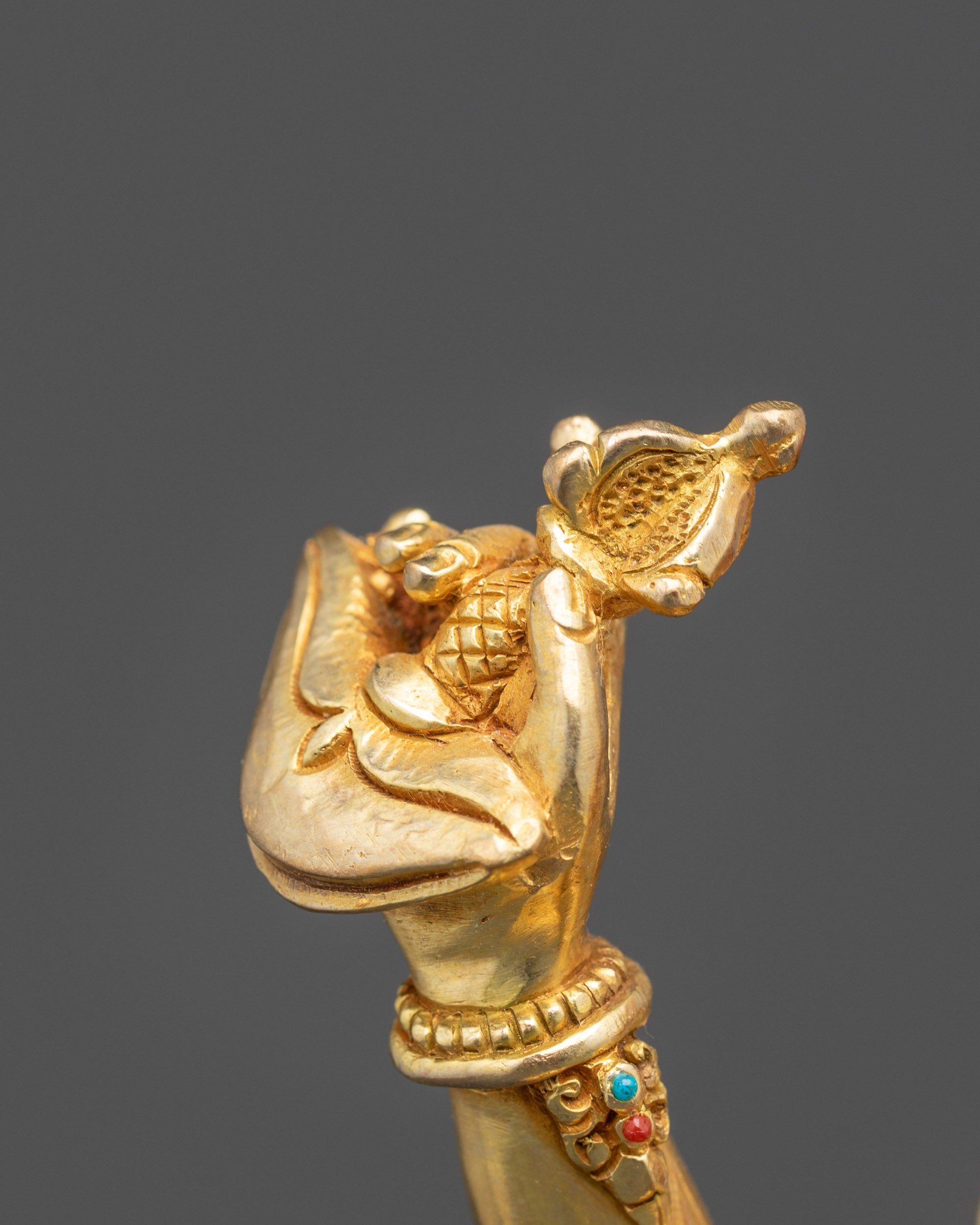 Dakini Simha Mukha Statue | Handcrafted Tibetan Lion-Faced Protector