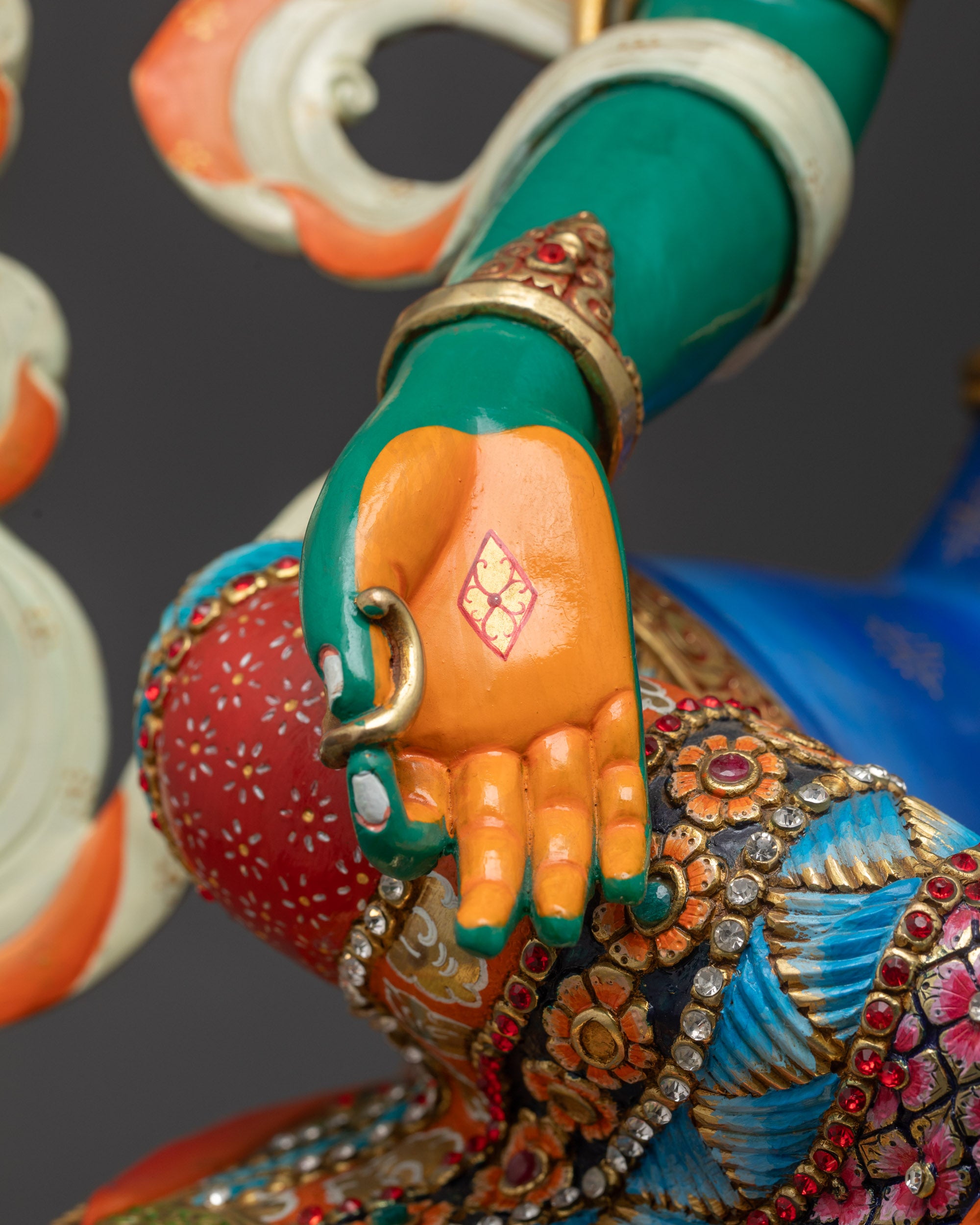 22" Mother Green Tara Statue for Altar | Tibetan Buddhist Sculpture