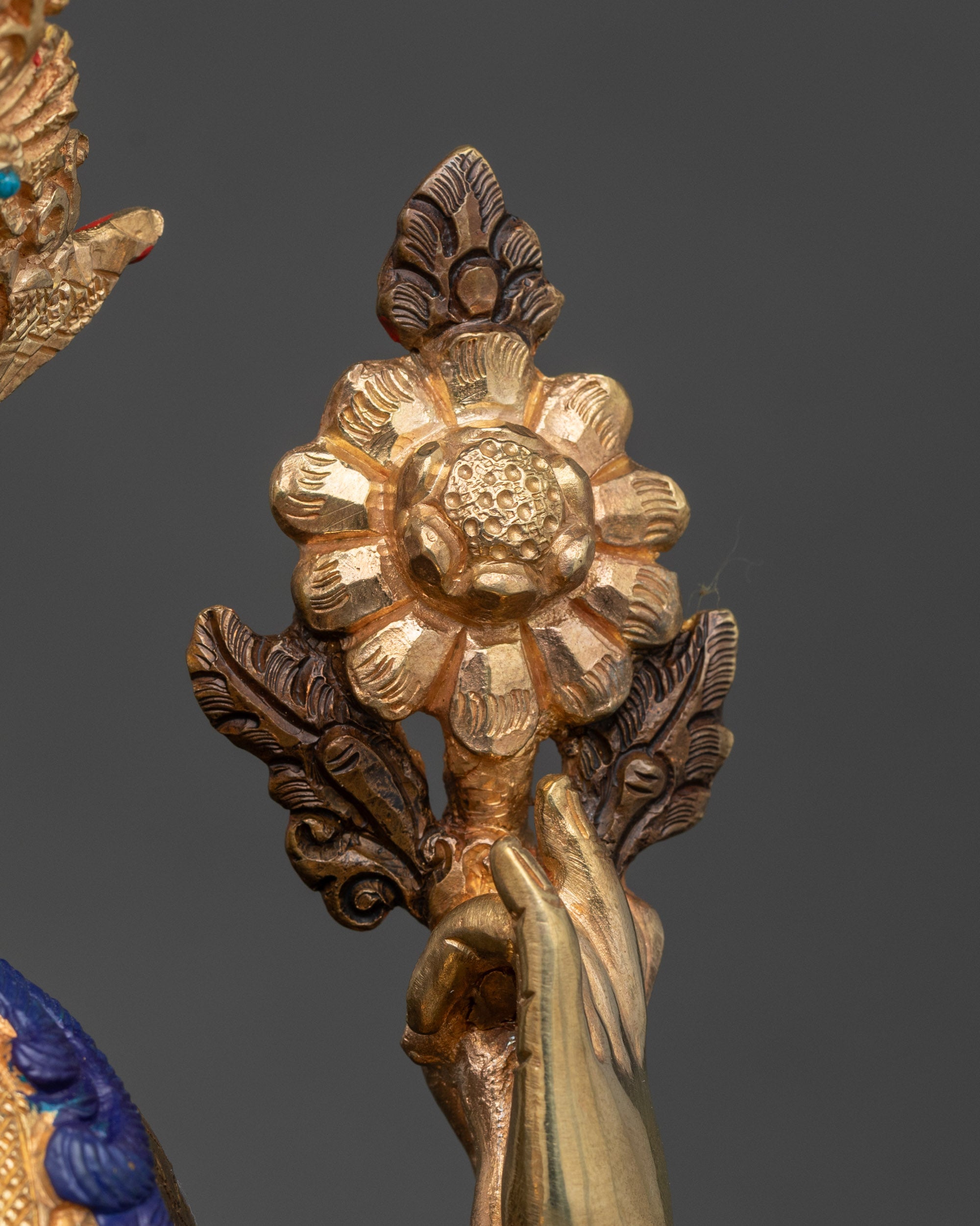 Chenrezig Bodhisattva Sculpture | Traditional Nepalese Artisan Craft