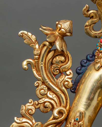 Green Tara Statue from Nepal | Bring Protection & Compassion Home