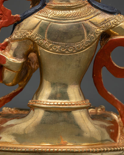 Manjushri Statue | Artisan-crafted Sacred Buddhist Sculpture