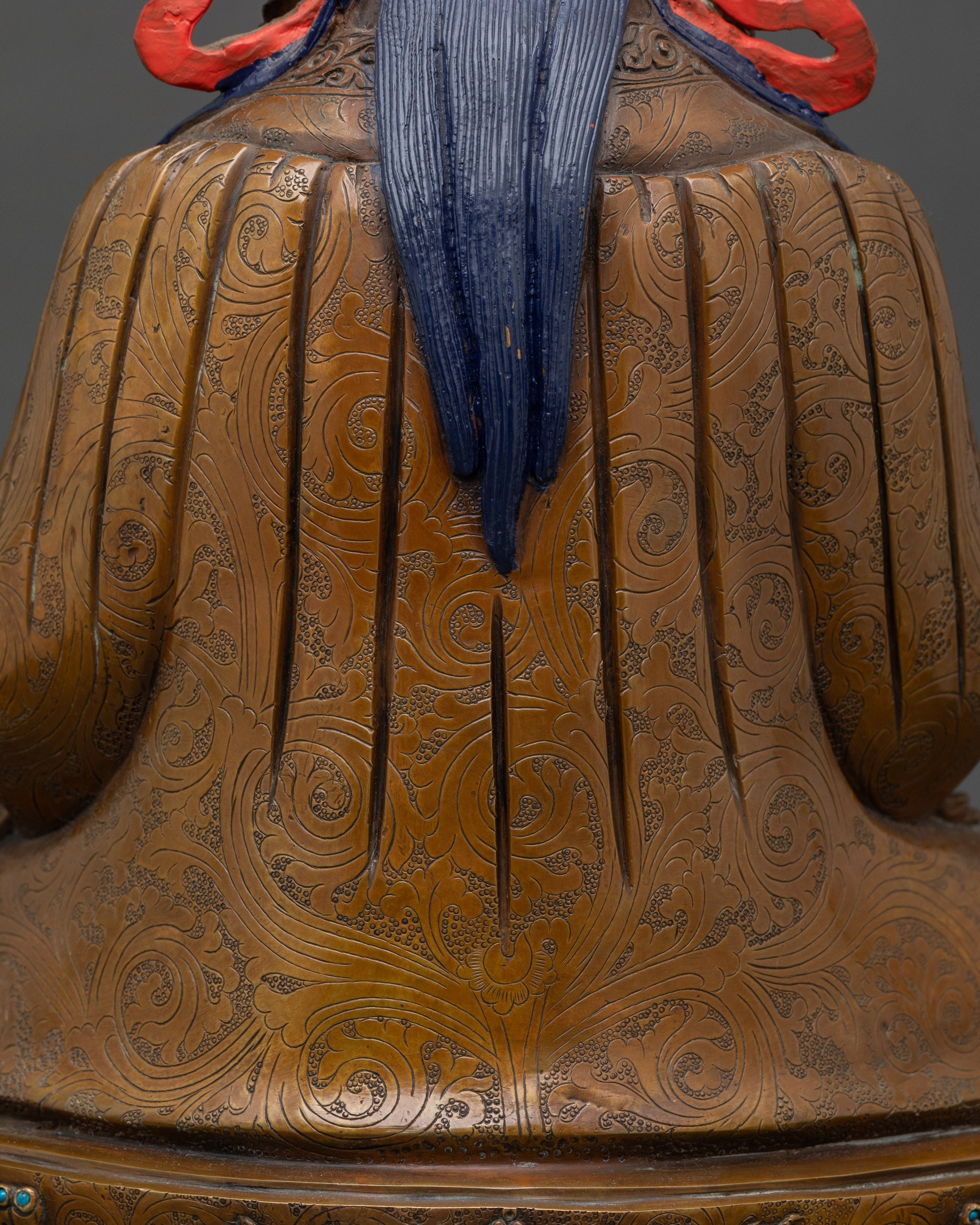 Tsokye Dorje Oxidized Copper Statue | Tibetan Buddhist Art