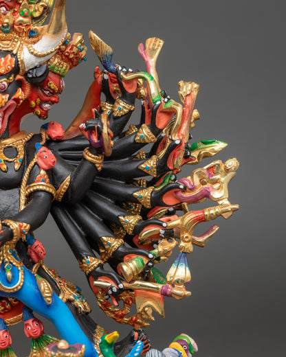 Sacred Yamantaka Statue | Wrathful Manifestation of Manjushri