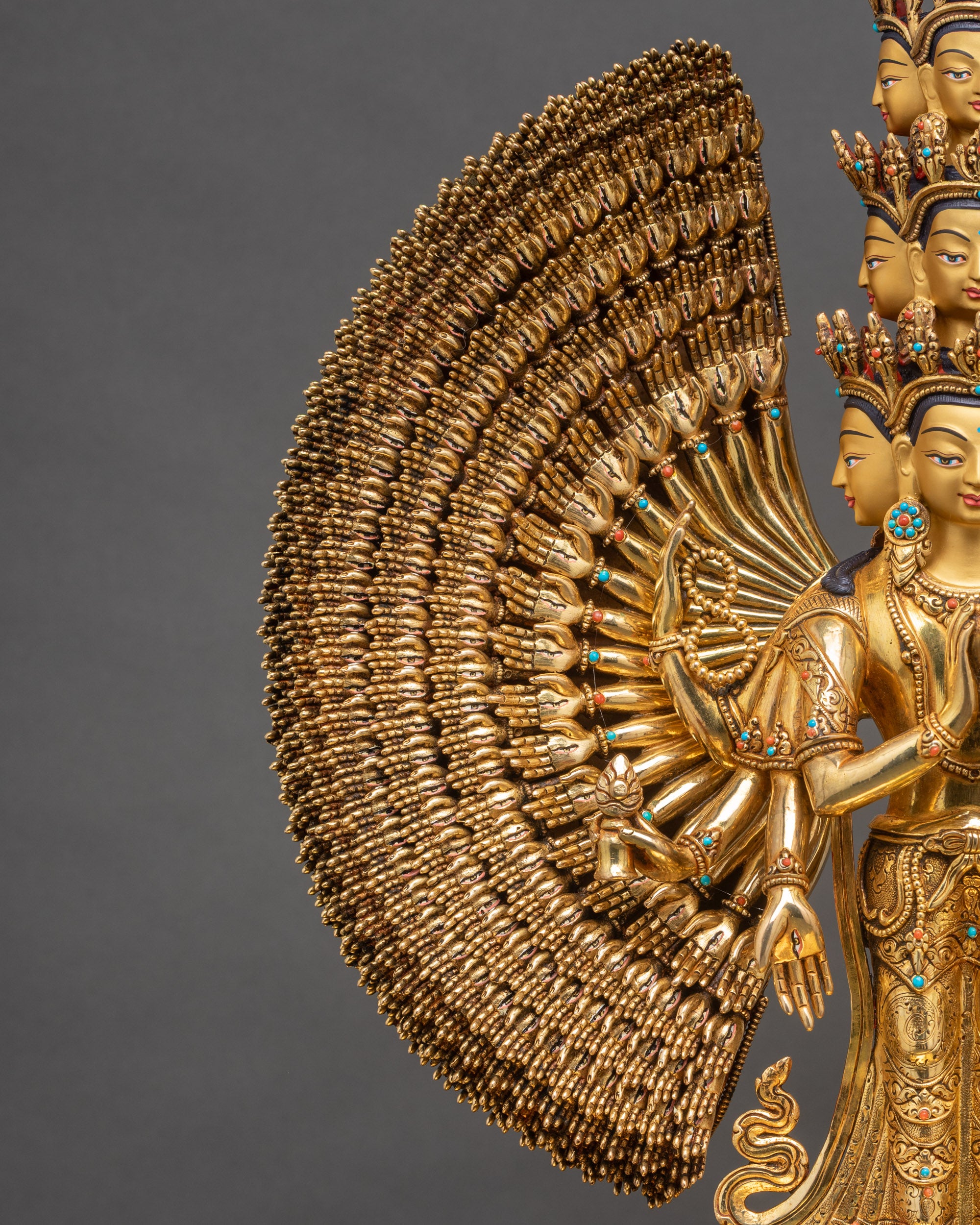 1000 Armed Chenrezig Statue | Sahasrabhuja Avalokiteshvara Sculpture
