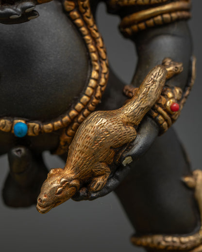 Black Dzambhala Statue