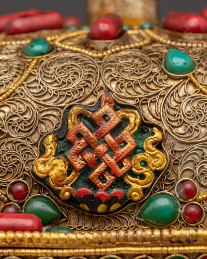 Auspicious Kapala Skull Cup | Sacred Ritual Offering Bowl Nepal