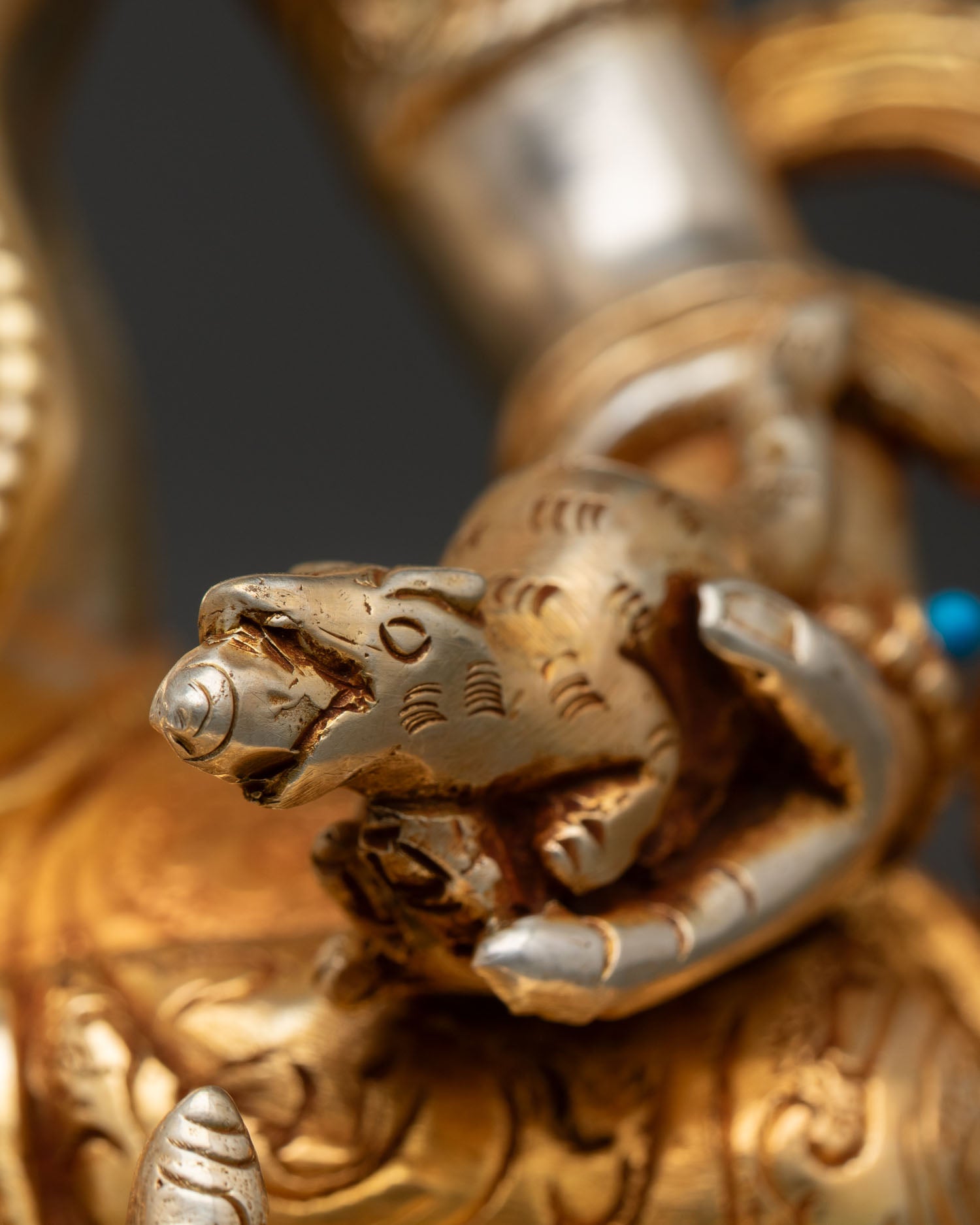 Buddhist Dzambhala | Handcrafted Wealth Deity Sculpture