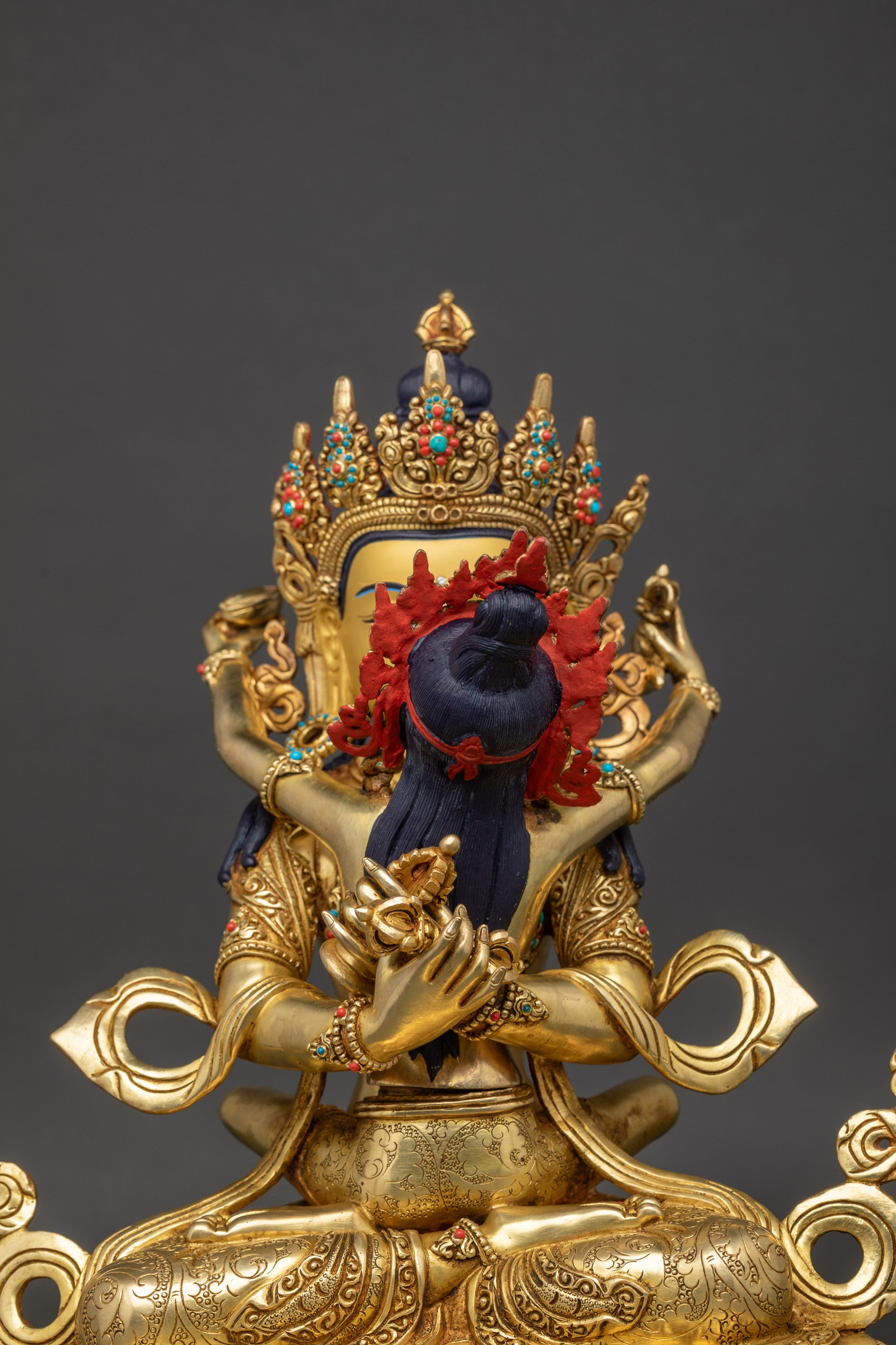 Vajradhara Yab Yum Statue | Sculpture for Enlightenment & Meditation
