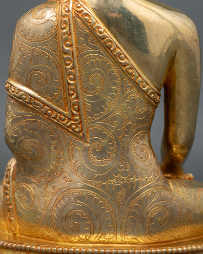 Buddha Shakyamuni Statue | Handcrafted Nepalese Sculpture