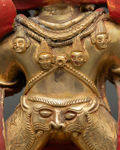 Sakya Mahakala Statue | Nepalese Spiritual Decor