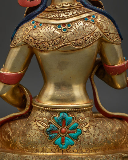 Handmade Vajrasattva Statue | Karma Purification Deity Idol