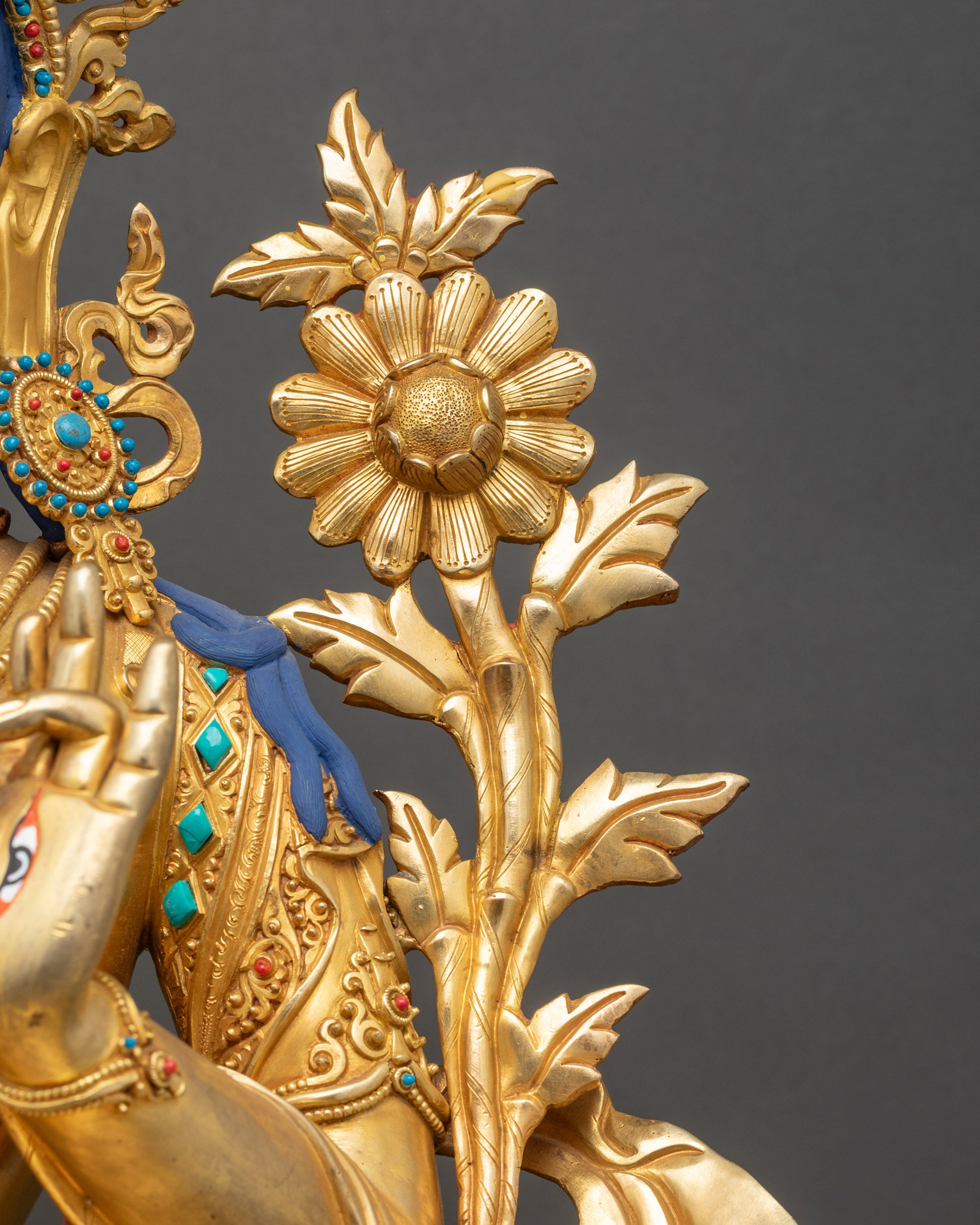 White Tara Statue from Nepal | Healing Buddhist Art